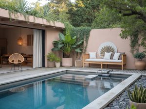 Créer une ambiance zen autour de la piscine : matériaux, plantes et accessoires essentiels