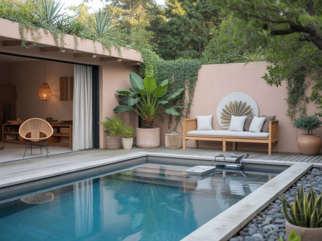Créer une ambiance zen autour de la piscine : matériaux, plantes et accessoires essentiels